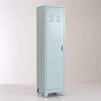 Гардероб Американский металлический Hiba единый размер синий LA REDOUTE INTERIEURS  фото, kupilegko.ru